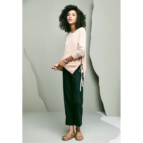 Vince • Baby Pink Side Tie Sweater - Picture 11 of 11